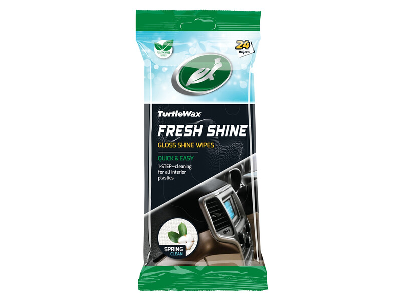 Fresh Shine Gloss Wipes， Spring Fresh (Pack of 24)