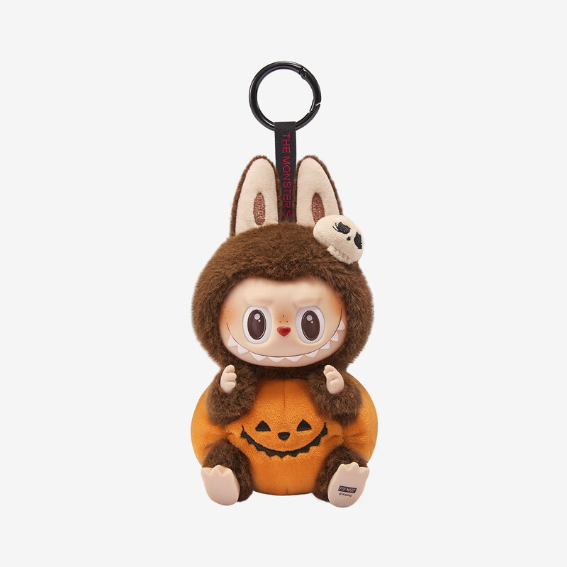 Pop Mart Happy Halloween Party Series - Labubu Sitting Pumpkin Vinyl Plush Pendant - Single Box - Image 5