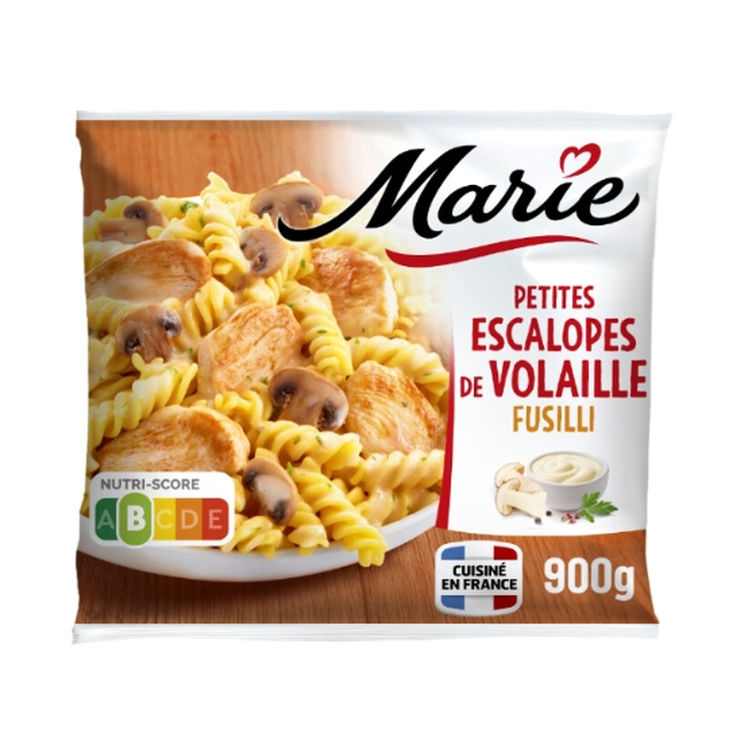 Marie petites escalopes de volaille et penne - vue 2