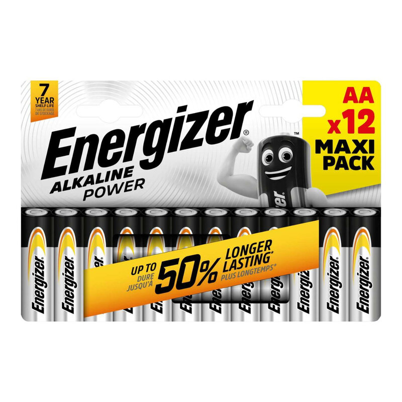 Energizer Aa Alkaline Power - Pack Of 12