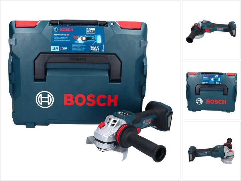 Bosch accu haakse slijper - 18 V, zwart en blauw