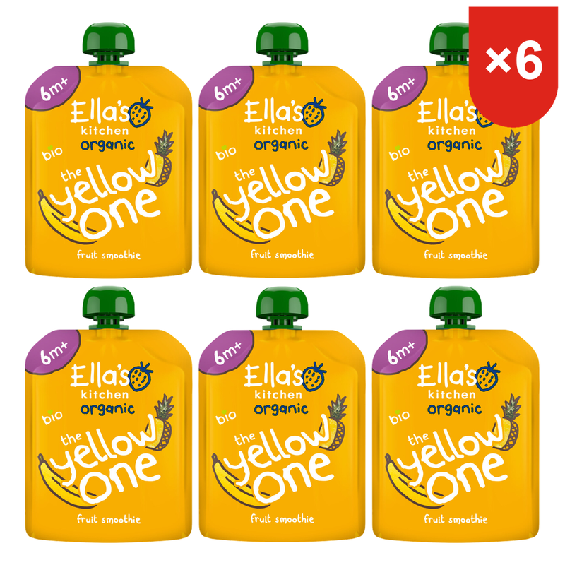Ella's Kitchen The Yellow One Smoothie aux fruits 90 g * 6