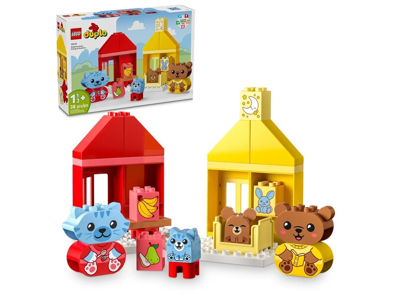 LEGO 10414 DUPLO Mes Premières Routines Quotidiennes Repas et Coucher