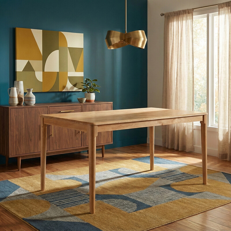 Dining Table Orlando Rectangle Oak 90x150cm