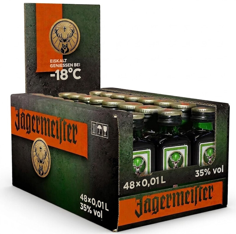 Jägermeister Kräuterlikör 48 x 0,1 L