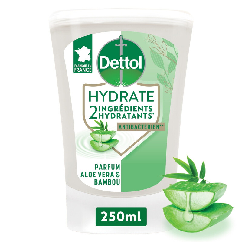 Recharge Savon Liquide Mains Aloe Vera Antibactérien No Touch Dettol La Recharge De 250ml