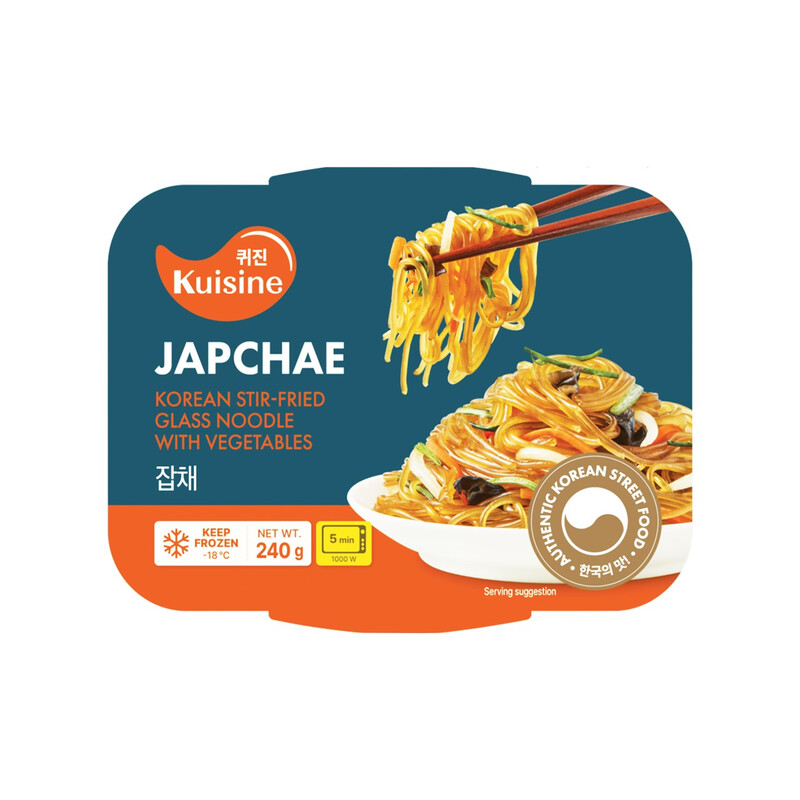 Kuisine Vegetable Japchae Korean Stir-Fried Noodles with Vegetables 240g