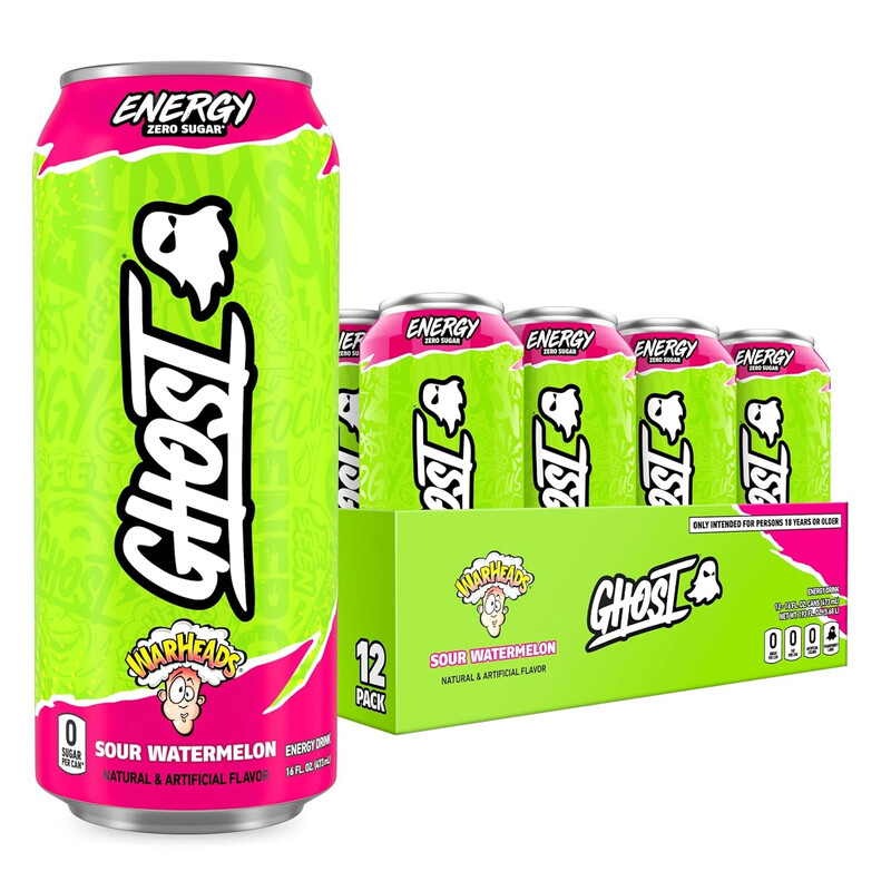 Ghost Energy – 12 x 500 ml – Warheads Watermeloen