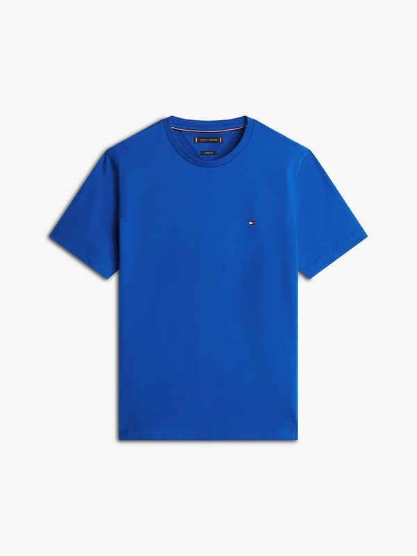 Tommy Hilfiger Men's Blue Crew Neck T-Shirt - Pigt