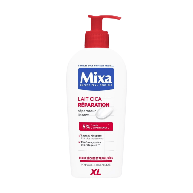 Lait Cica Réparation Effet Longue Durée Peau Sèche Et Fragilisée Mixa Le Flacon De 250ml - vue 2