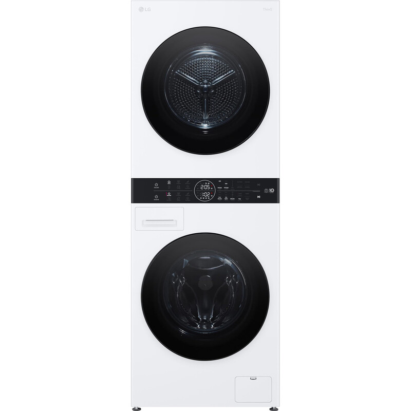 LG WT1210WWF Frontlader-Waschtrockner, 12 kg Waschen / 10 kg Trocknen, Dual Inverter Wärmepumpe, AI DD, TurboWash 360°, Dampffunktion, …