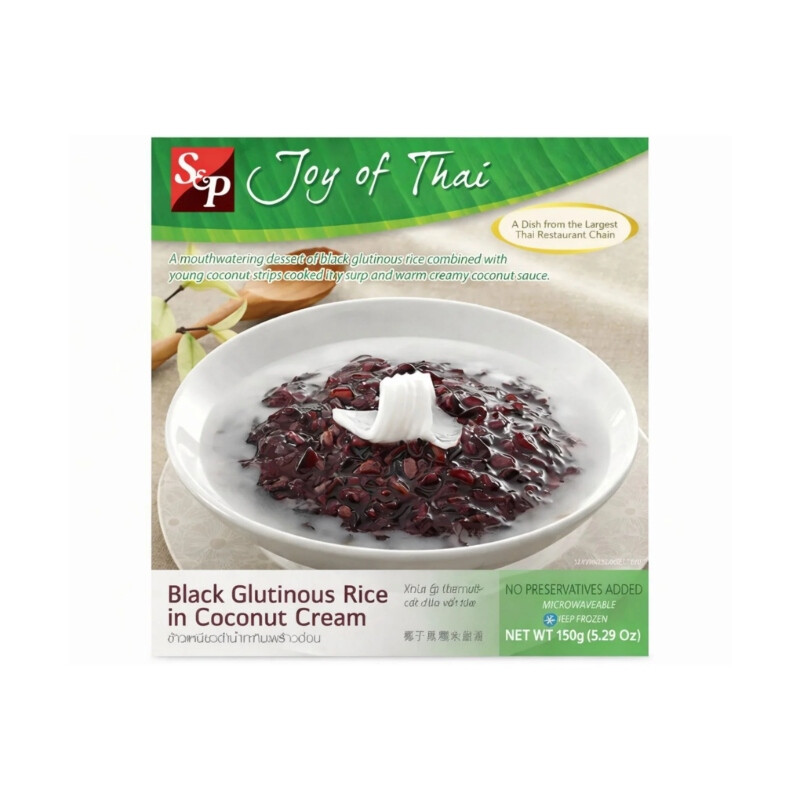 S&P Black Glutinous Rice In Coconut Cream 150g