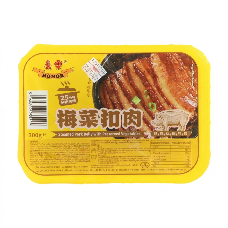 Honor Red Steamed Pork Belly With Preserved Vegetables 300G