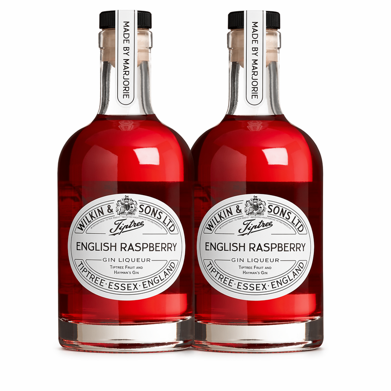 Pack of 2 - English Raspberry Gin Liqueur 28% ABV