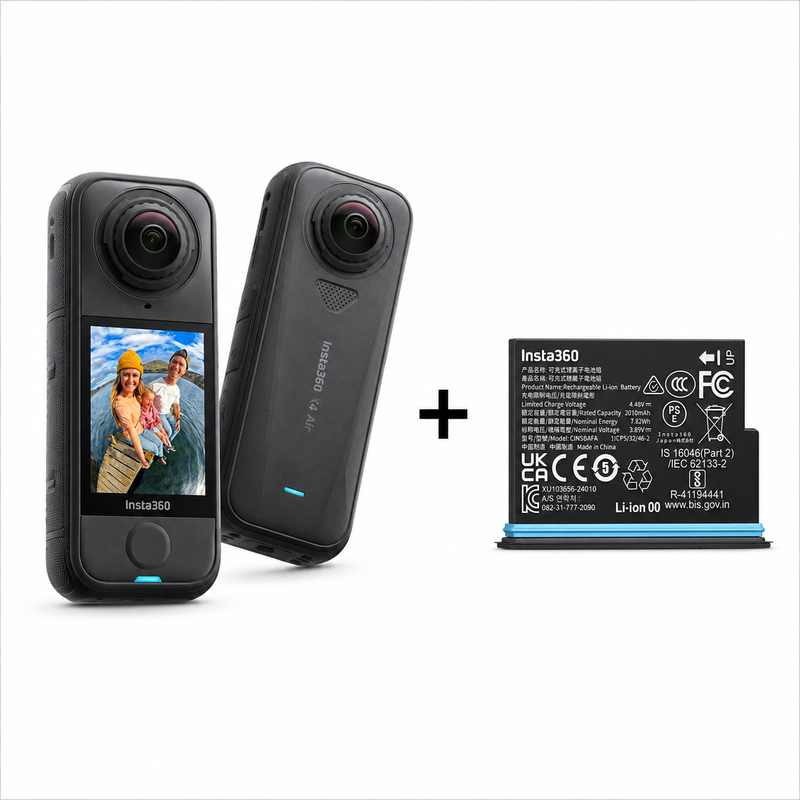 【Black Friday Frühangebote】Insta360 X4 Air + Zusätzlicher Akku für nur 5 € Aufpreis