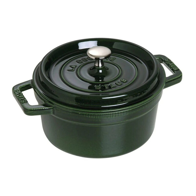 STAUB+ST Cocotte B-GR 22 cm in Basilikumgrün