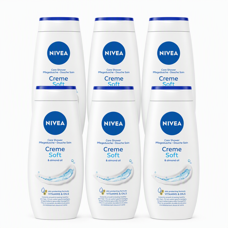 NIVEA Douchecrème Soft 250 ml (6-Pack)