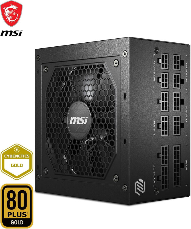 650W ATX Fully Modular Power Supply - MAG A650GL