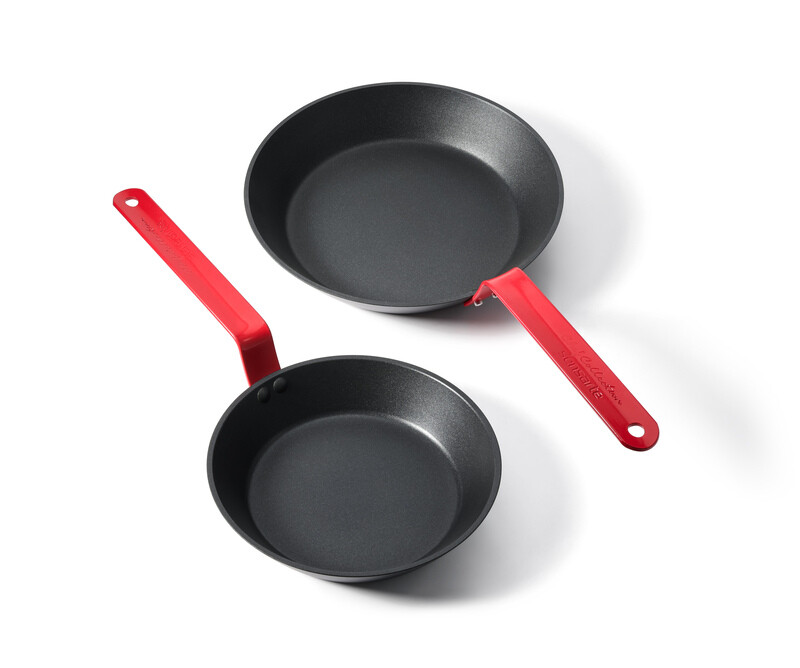 Nonstick Frying Pan Set 2-Piece, Oven Safe Skillets with Swiss Coating, Induction Com