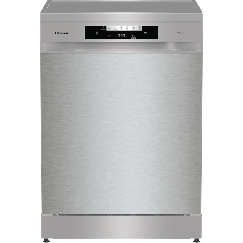 HS642D90XUK 60cm Freestanding Dishwasher - 14 Place Settings - Stainless Steel - D Ra