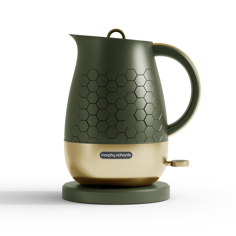 Cassini Jug Kettle, 1.7L, Olivine, Textured Green - 103022