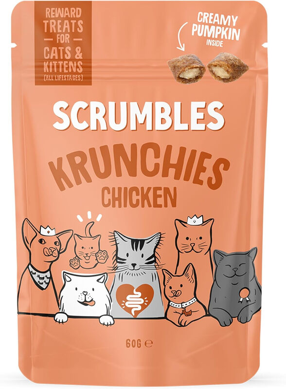 Cat Treats Chicken Krunchies 60g