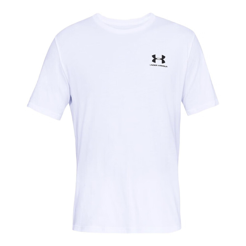 Men's Left Chest Logo Short Sleeve White