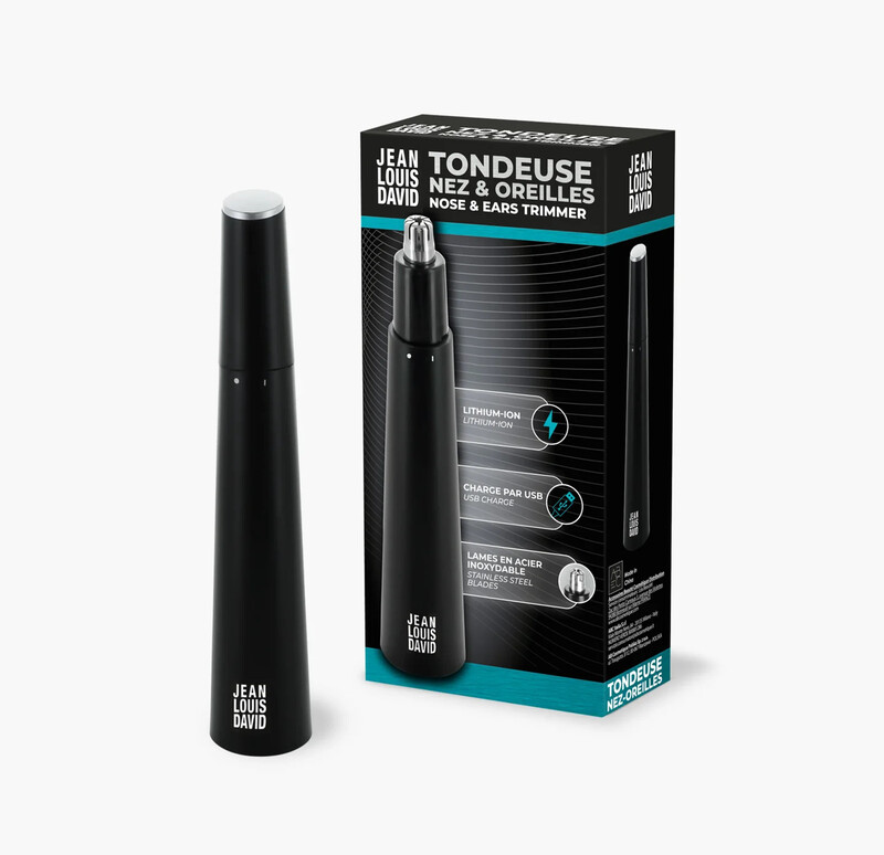 Tondeuse nez oreilles Jean Louis David Lames en acier inoxydable Batterie Lithium Ion Waterproof IPX7 - vue 5