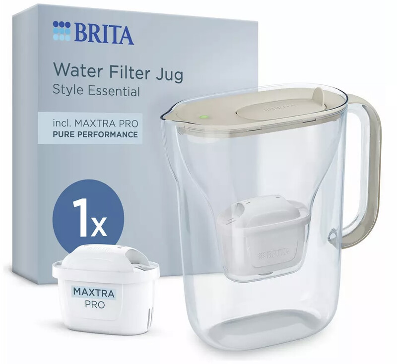 Water Filter Jug Style Essential Sand incl 1x MAXTRA PRO Pure Performance - Fridge-Fi