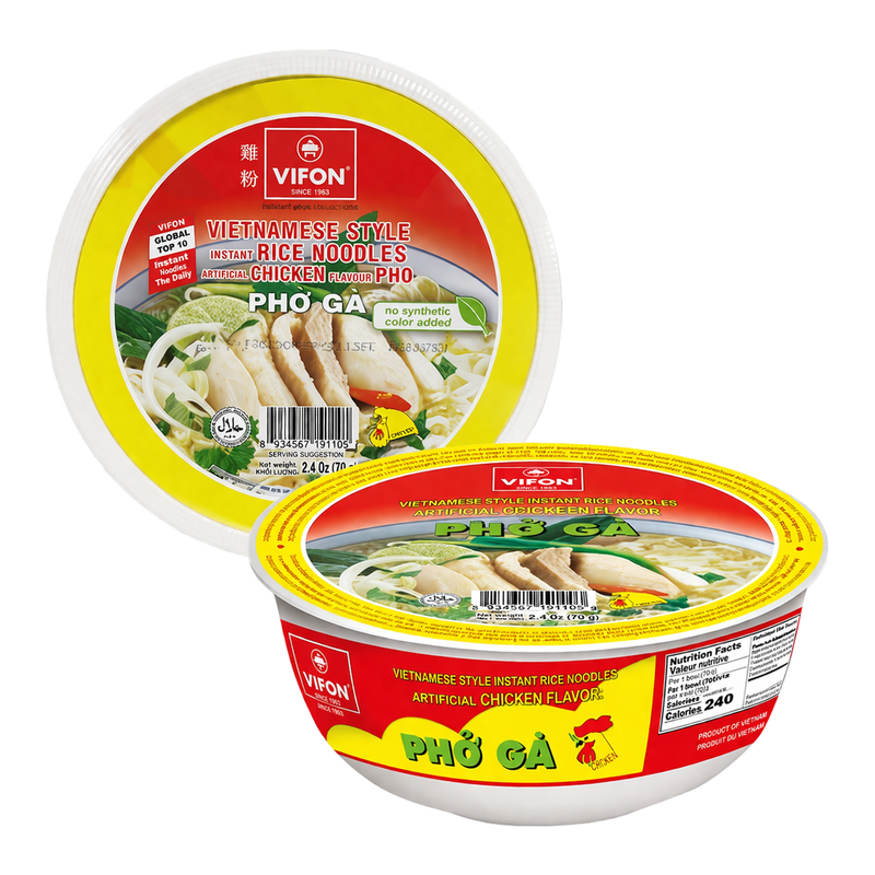 VIFON Instant rijstnoedels 70 g kip (Phở bát gà)