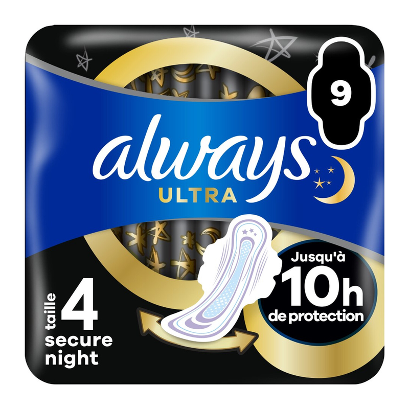 Always Serviettes hygiéniques Ultra Secure Night - 9