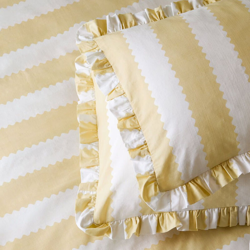 Pillowcase Pair Bridie Butter Yellow