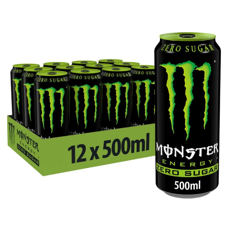 ENERGY GREEN ZERO SUGAR x12 cans