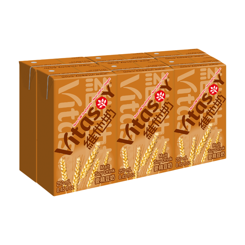 Vitasoy 【Cooling】【Hydration】Vitasoy Malted Soy Milk 250Ml*6