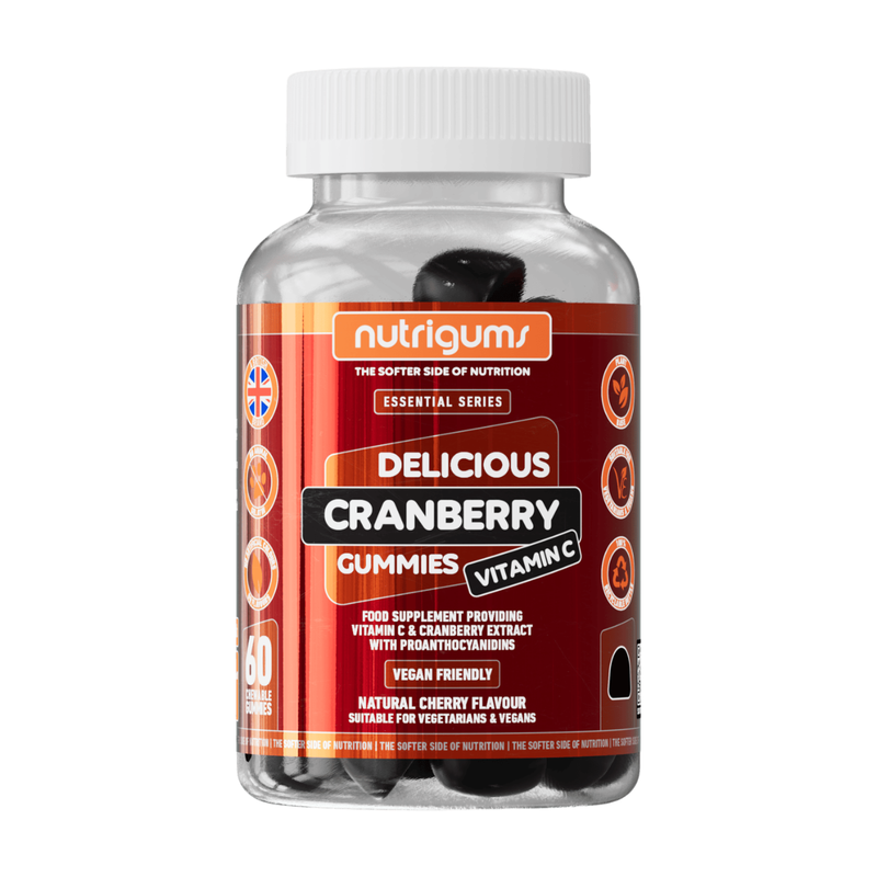 Nutrigums Cranberry & Vitamin C Complex Urinary Tract Support Gummies - 60 Gummies
