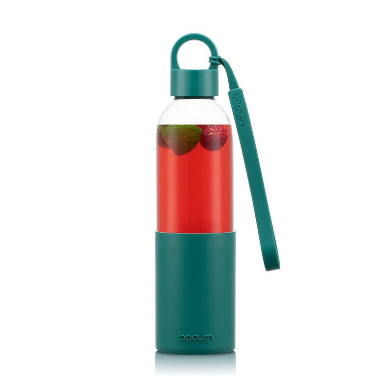 MELIOR Glass Water Bottle 0.5L - Green