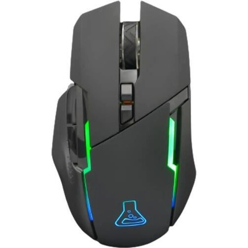 THE G-LAB Kult Caesium - Kabellose Gaming-Maus 7200 DPI RGB | Kabellos wiederaufladbar, 7200 DPI, LED RGB, 6 Tasten, Ergonomisch, Kompatibel PC/PS4/PS5/Xbox One