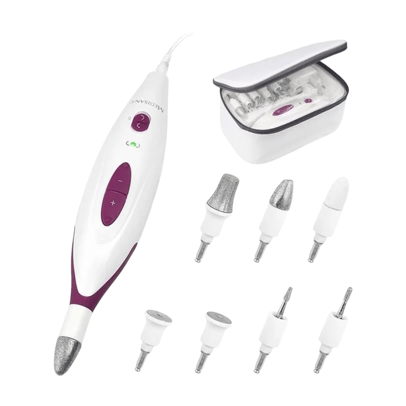 Kit de manucure et pédicure MEDISANA MP 815 7 accessoires pour soin des ongles et de la peau - vue 2