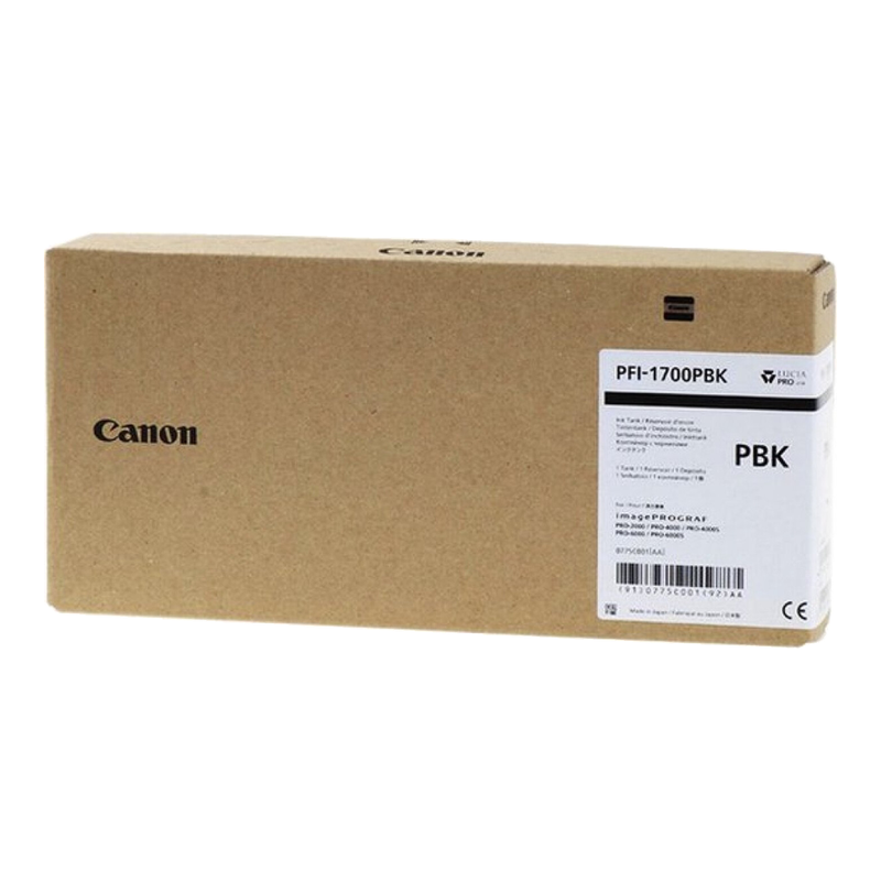 Canon PFI-1700PBK inktcartridge origineel foto zwart