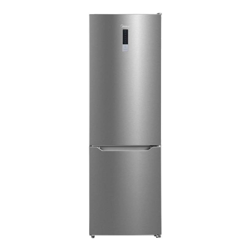 Midea Mdrb424fgd02o 60Cm Wide 188Cm Tall Freestanding 60/40 Fridge Freezer - Total No Frost - 310L - Silver - D Rated