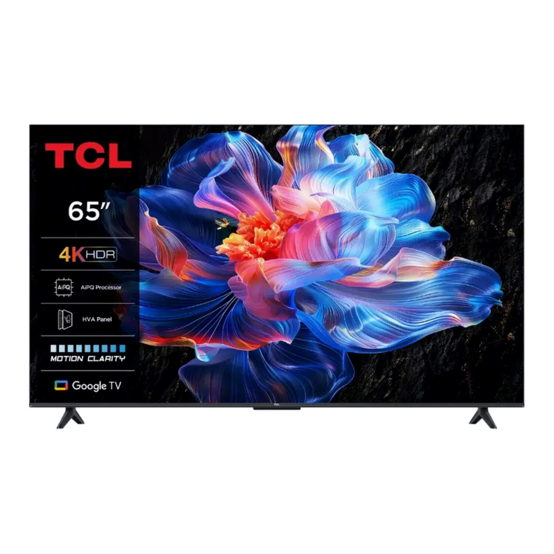 Tcl 65P61K TéLéViseur 4K Uhd 65'' Smart Tv Led HDR10 Google Tv Avec Commande Vocale