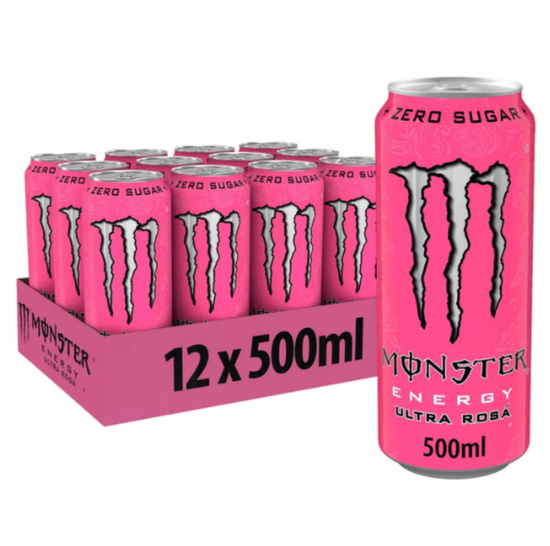 MONSTER ENERGY Ultra Rosa - 12 x 500 ml