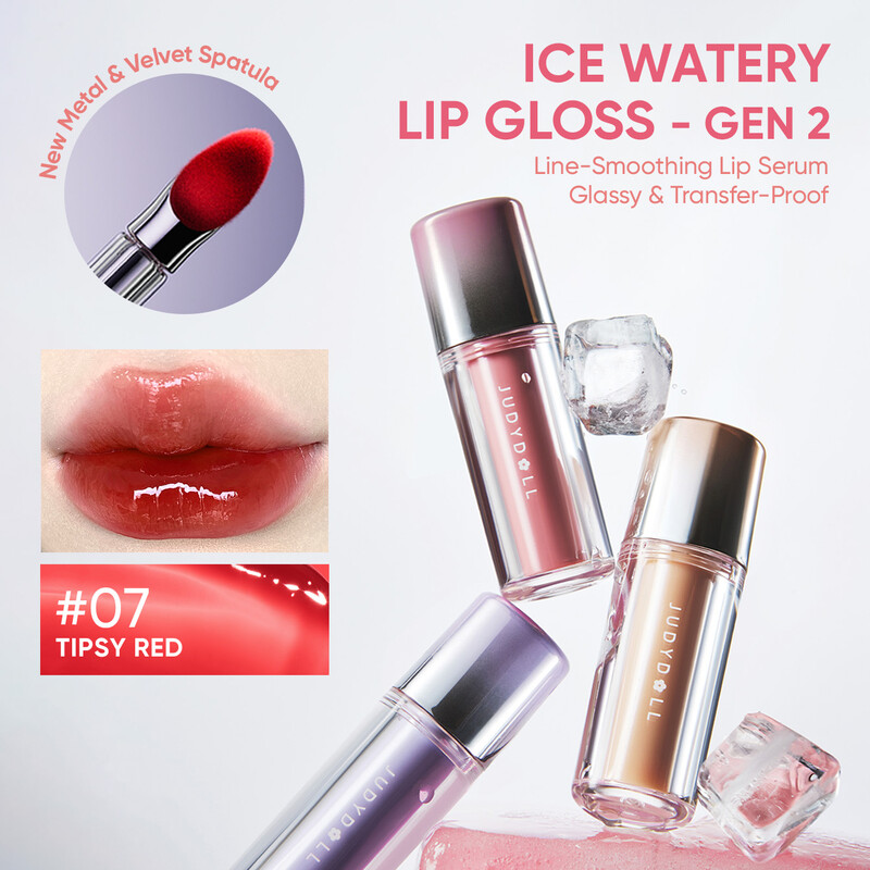 Judydoll Dual Flash Watery Lip Gloss 07