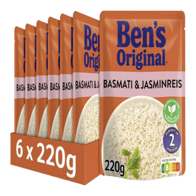 Ben's Original Express Basmati-Reis 6 × 220 g