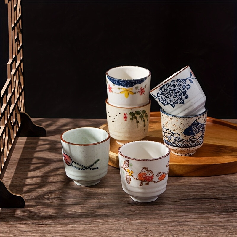 YumiPLUS Keramische theekopjes set van 6