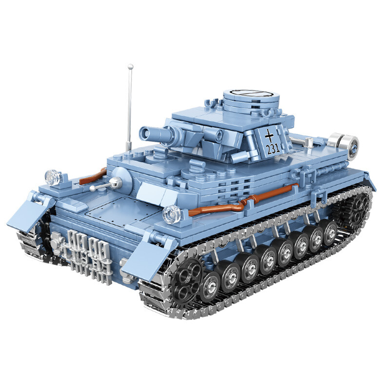 CAYI Type 4 Tanket 869 Stuks Bouwstenenset voor Hobbybouwers