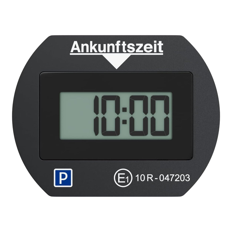 NEEDIT Parkscheibe Lite Elektronisch – KBA-zugelassener digitaler Parkscheiben-Automat mit 2 Displays, langlebig und zuverlässig für