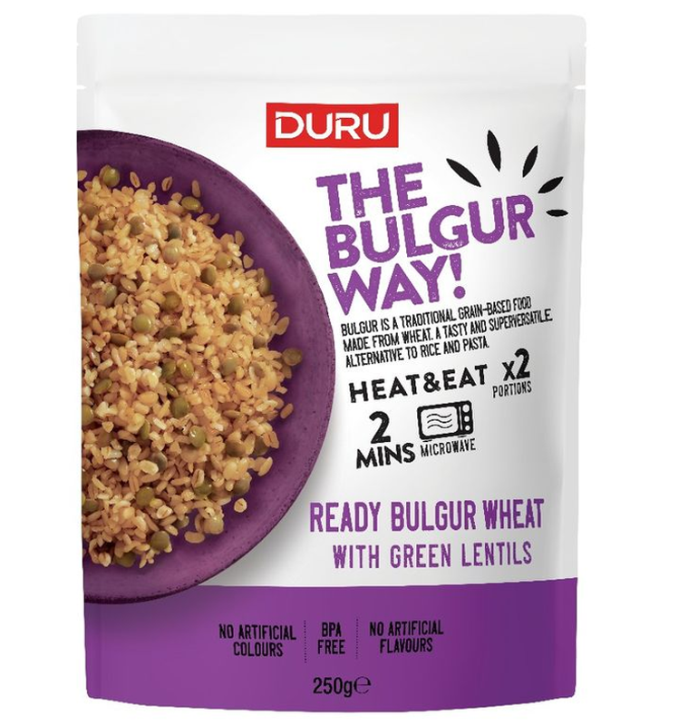 Duru The Bulgur Way Mercimekli Bulgur 250 g (Bougour avec lentilles)