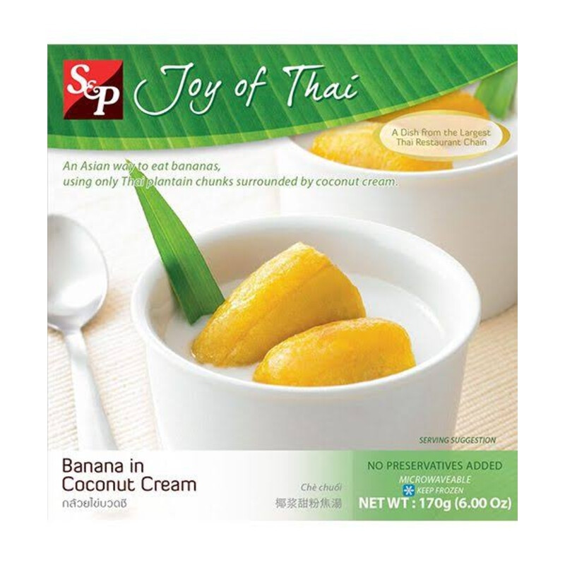 S&P Banana In Coconut Cream 170g