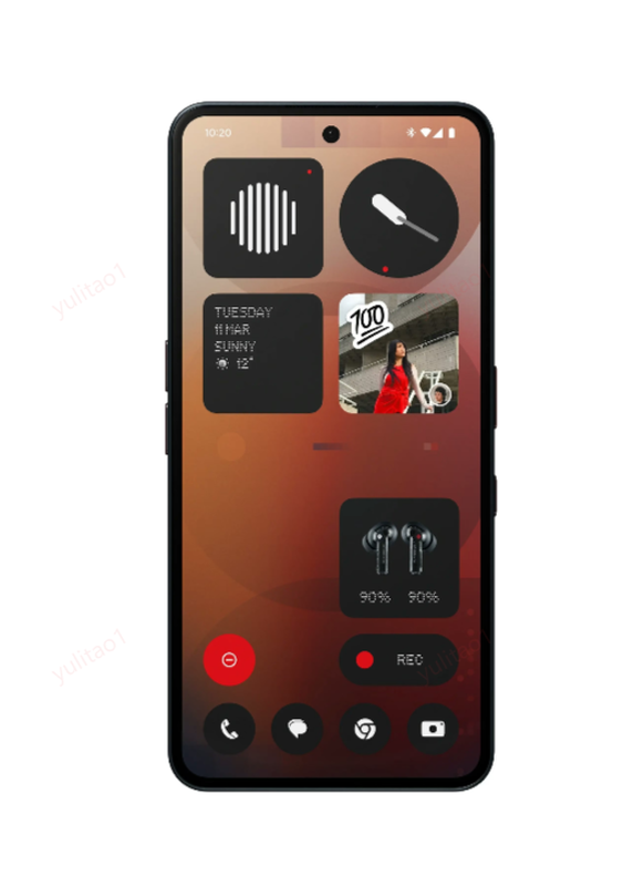 Nothing Phone (3a) 256 GB Zwart